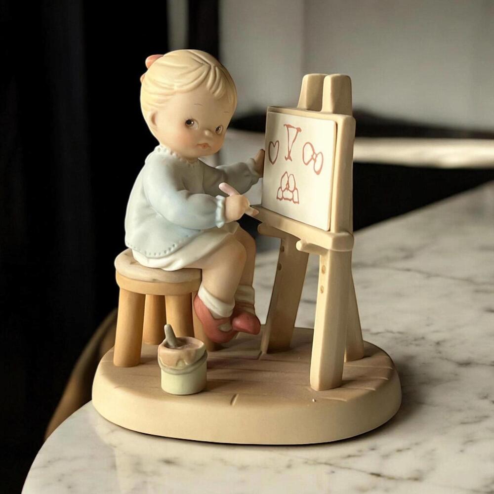 Enesco Memories of Yesterday “Five Years of Memories” Figurine 1992 Collectible